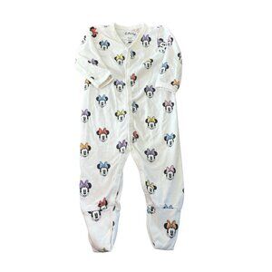 Monica + Andy Organic Disney Minnie Mouse Footie Size 3-6M